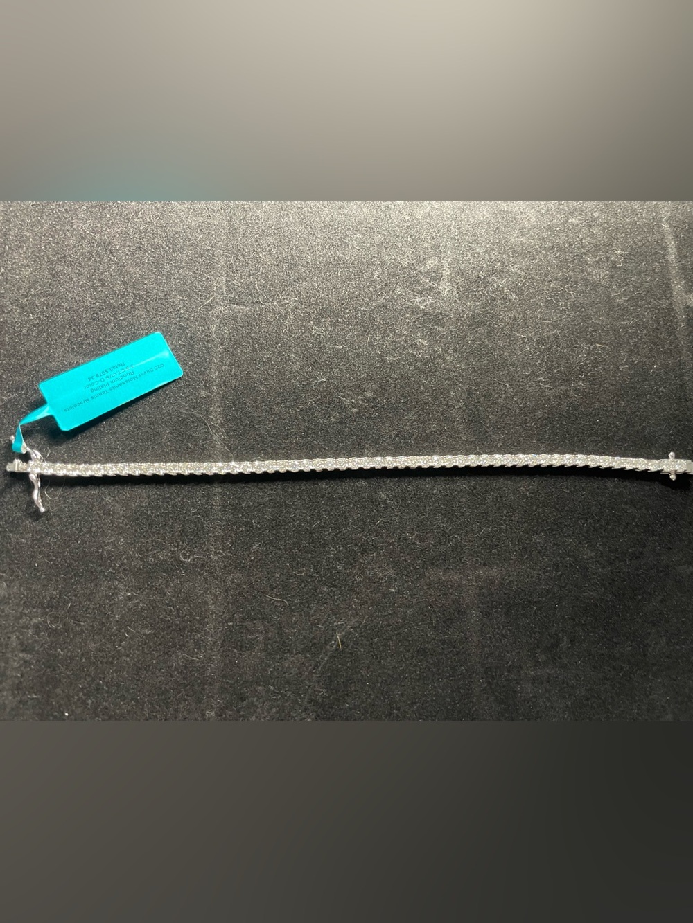 7” Sterling Silver Moissanite Tennis Bracelet